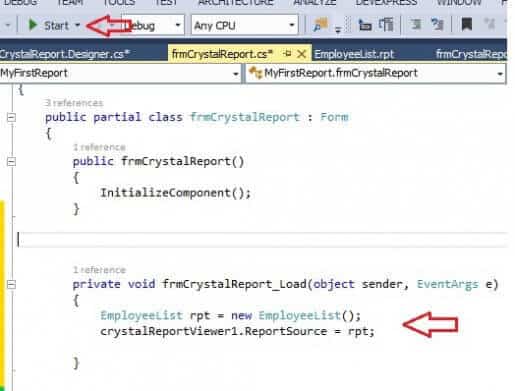 crystal report viewer for visual studio 2013