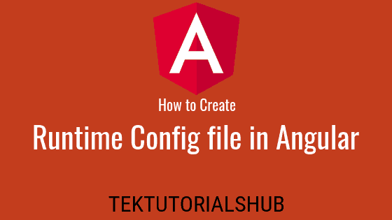 angular configuration file