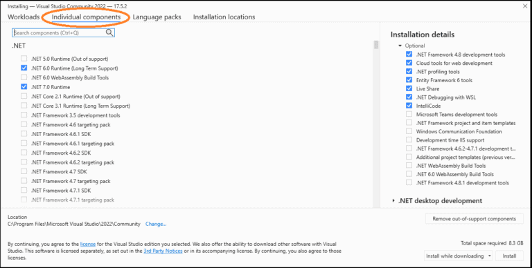 How To Download & Install Visual Studio 2022 - TekTutorialsHub